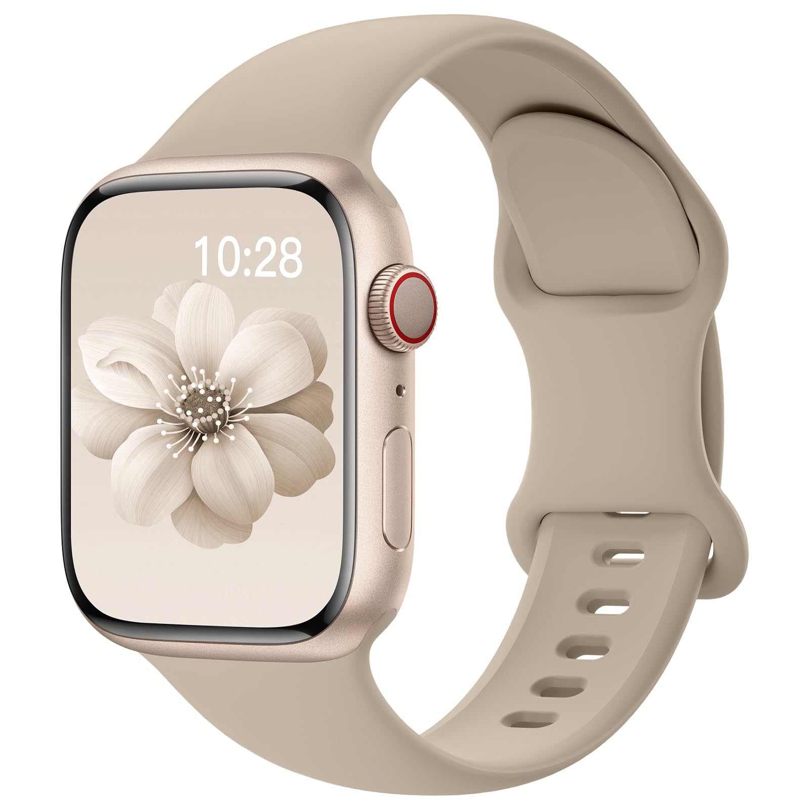 Correa deportiva de silicona compatible con correas de Apple Watch de 40  mm, 38 mm, 41 mm, 44 mm, 45 mm, 42 mm, 49 mm, 49 mm, mujer y hombre, suave 
