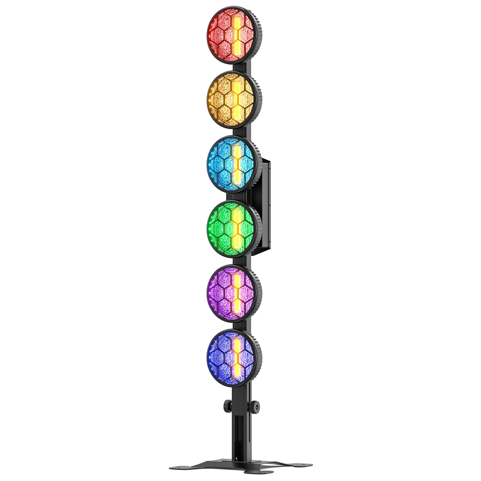 Foco PAR LED RGB de 300W, Luz de Escenario COB Lineal Vintage, Luces DJ con DMX512, Foco para Fiestas, Conciertos, Bodas, Bares