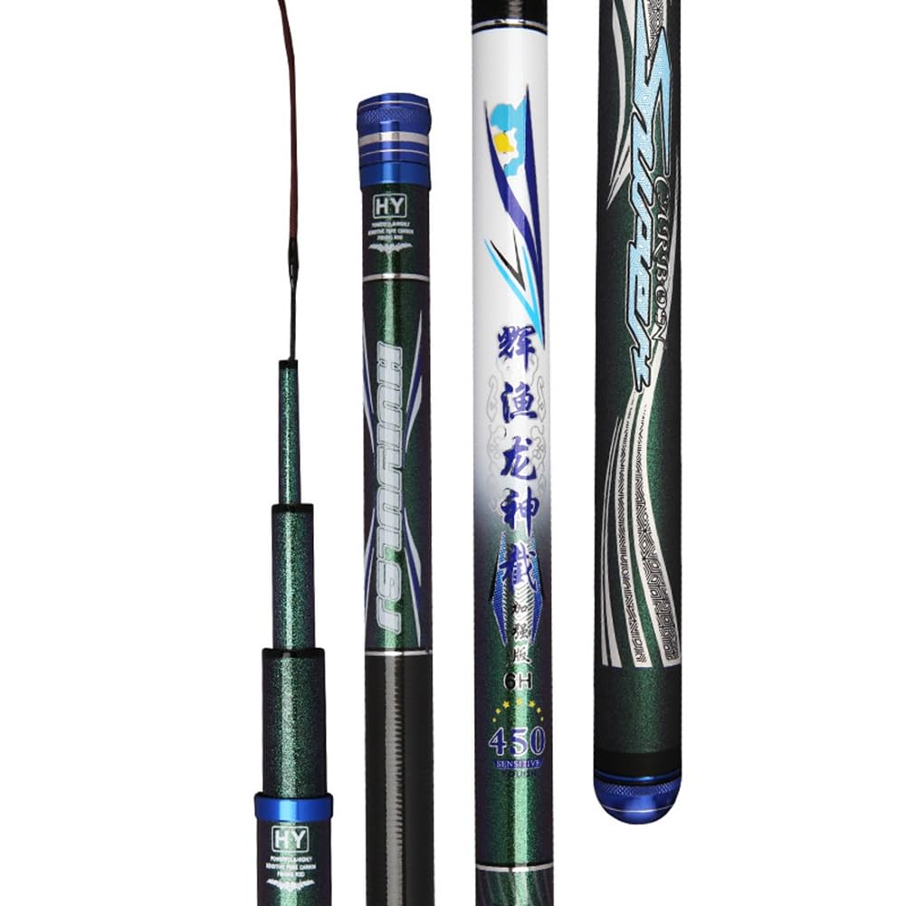 High-carbon Fishing Rods, 3.6M-7.2M Hand rods and Fishing Tackle(3.6m)