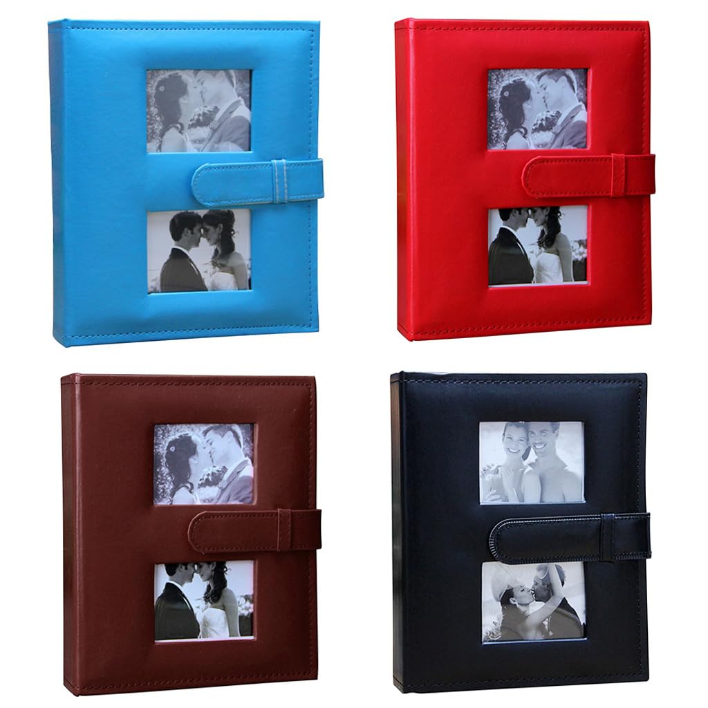 Hermosos álbumes de fotos intersticiales, libro de fotos de gran capacidad, álbum de recortes para graduación de fotos iluminación postal almacenamiento de fotos familiares