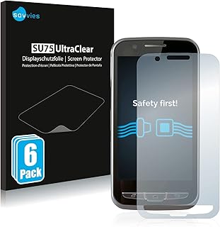 Savvies Screen Protector compatible with Point Mobile PM70 Protection Film Clear 6-Pack