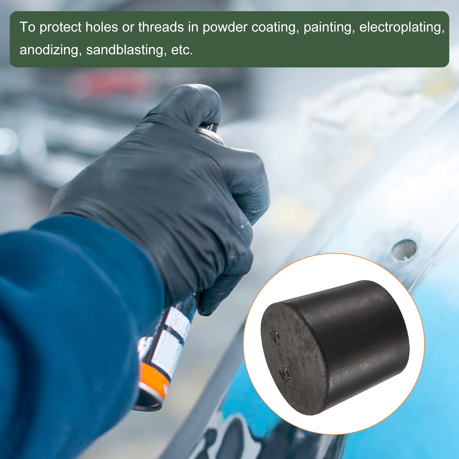 50 Tapones De Silicona Cónicos Para Agujeros - Resistente A Altas Temperaturas (hasta 315°C), Ideal Para Taller O Laboratorio