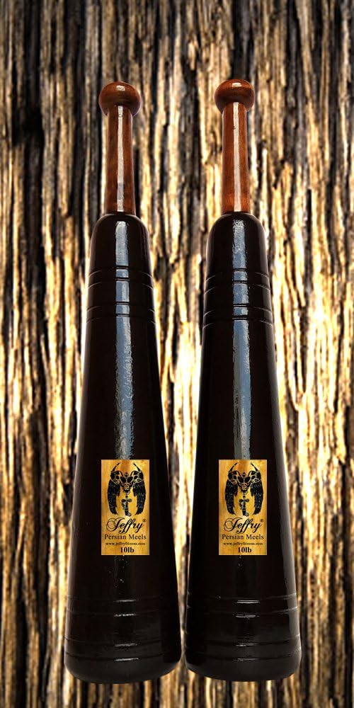 Jeffry: Indian Jori 10lb Pair - Walnut Finish