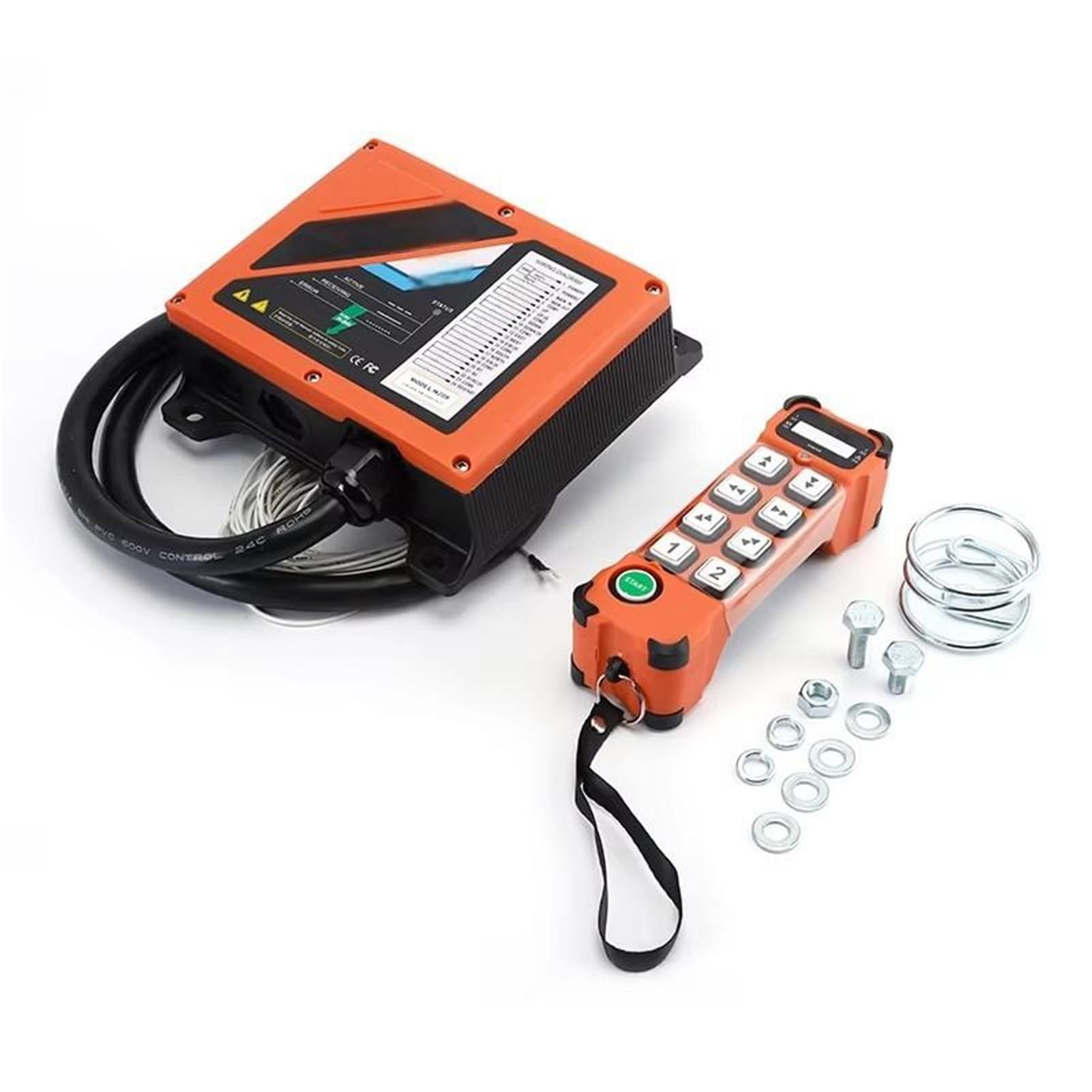 Kran Drahtlose Steuerung Doppel Geschwindigkeit Wasserdicht Schalter DC 12v 24v Wasser-und Staubdicht Industrielle Fernbedienung für Heckklappe(2T+1R110-460V)