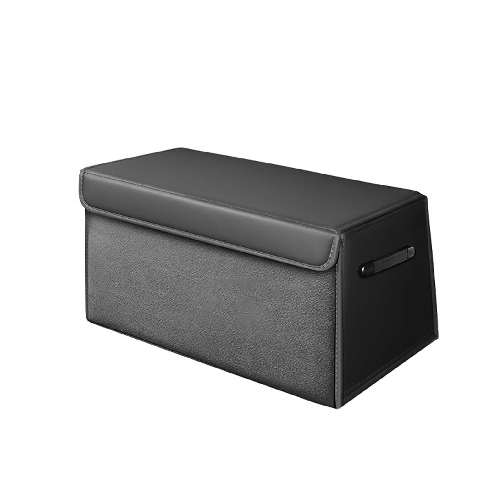 FYIYIEW car boot organiser, Trunk Organizer for SUV, Foldable Leather Car with Lid and Sturdy Handle