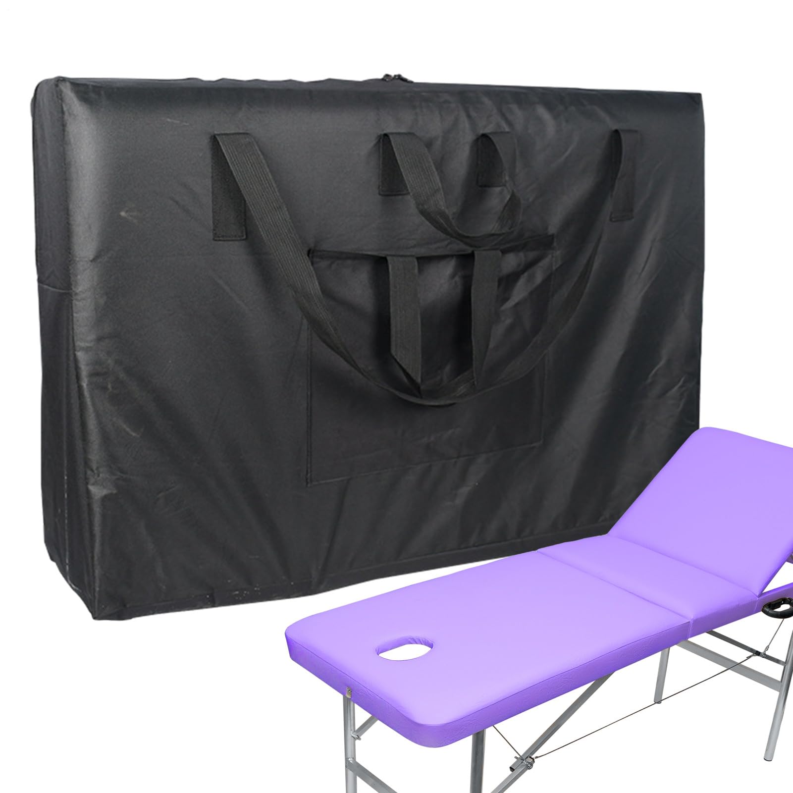Borsa da trasporto per lettino da massaggio - Valigetta da viaggio portatile per lettino spa con maniglia | Design moderno creativo, accessorio professionale per il deposito, supporto per terapisti