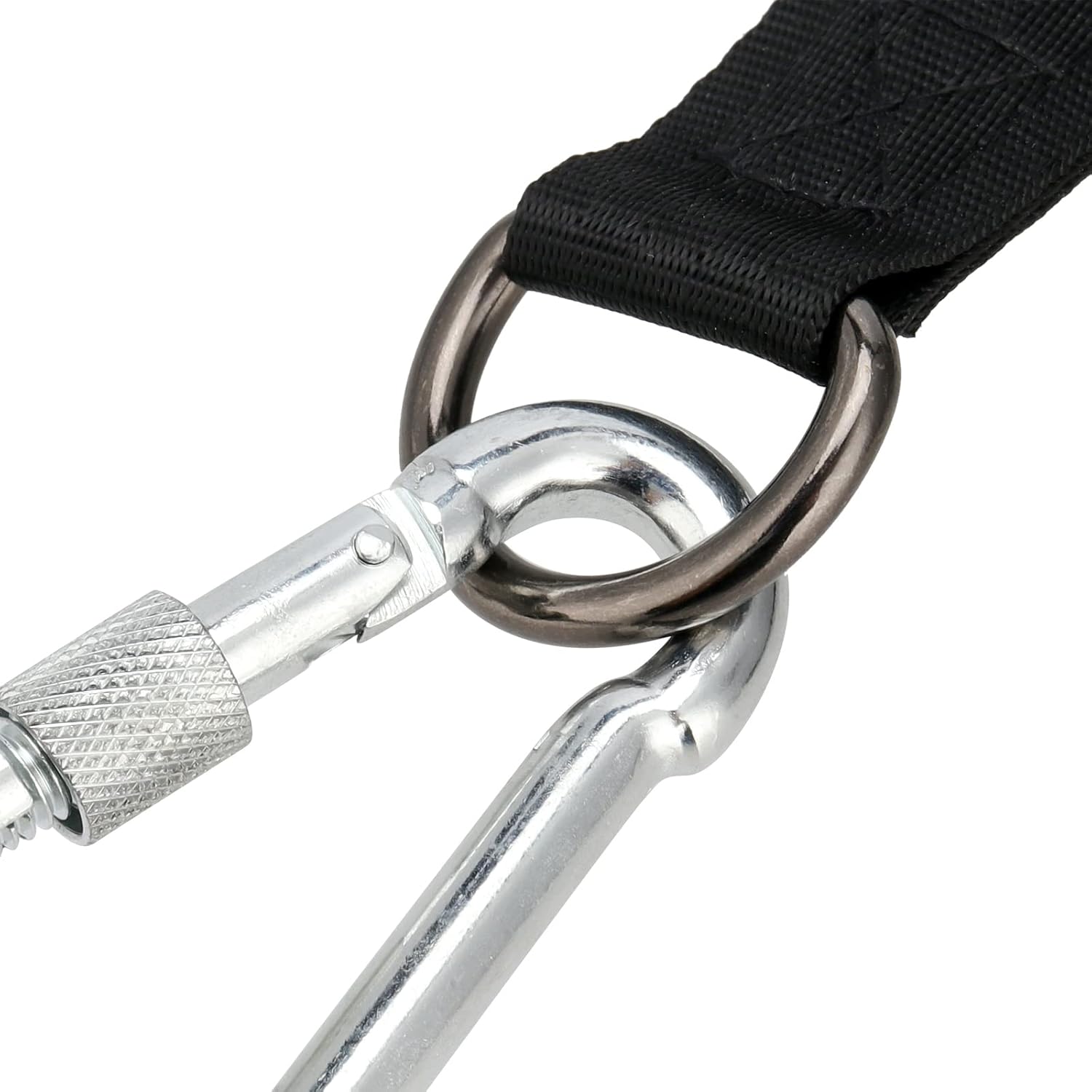 HOZEON 8 PCS 11.4 Inch Tree Swing Hanging Straps, Hammock Tree Straps, Nylon Tree Strap with 8 Hook Clasps, Hammock Extender Straps for Tree Swing and Hammock, Holds 220 Lbs - Image 3