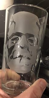 Frankenstein - Movie Monster - etched pint glass