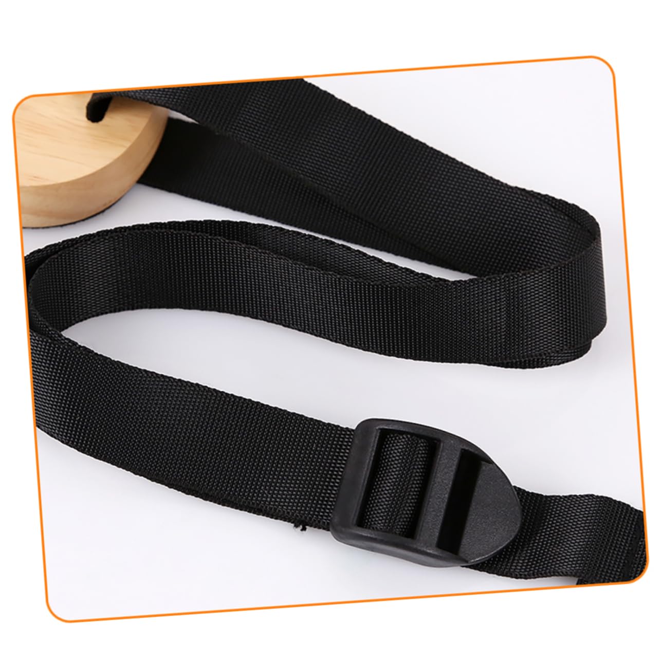 Parliky Cello End Pin Holder Non Skid Wooden Spike Floor Protector Anchor Rest for Cello Players Strap for Comfort Burlywood Finish