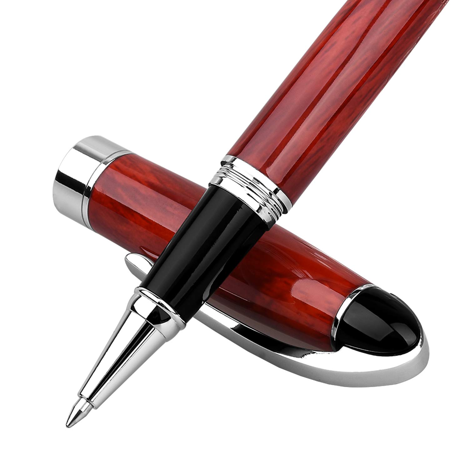 TEPENAR Ballpoint Pen Writing Set - Elegant Nice Black Ink Pen for Journal Signature Executive Business Office Supplies