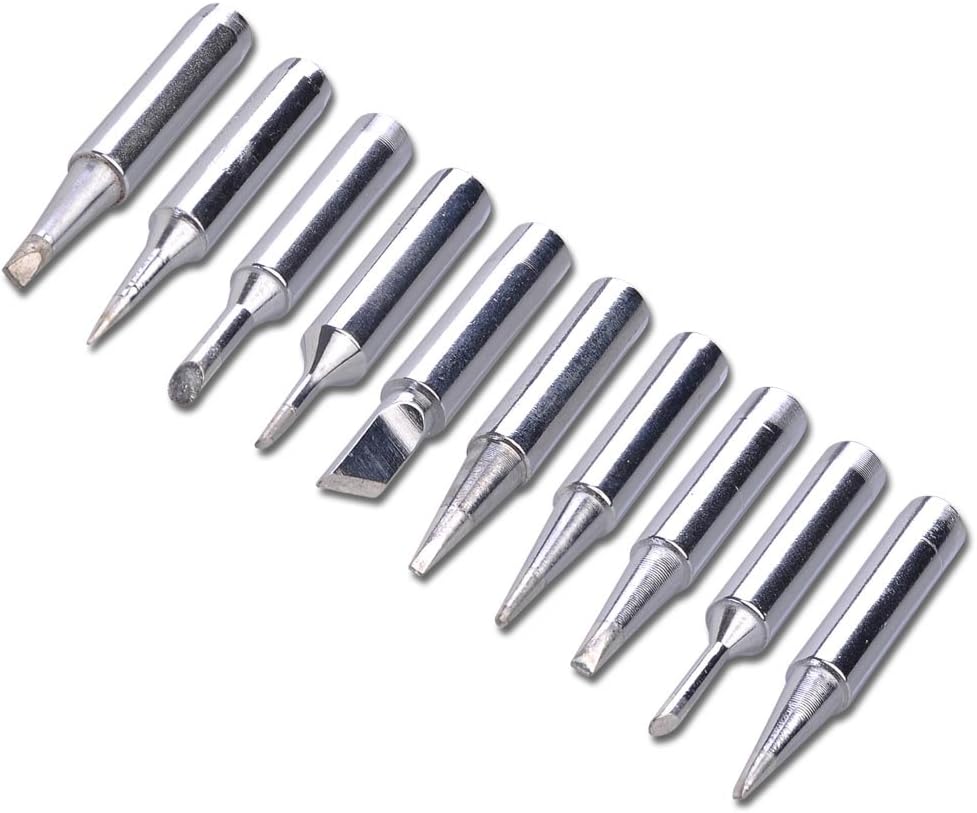 yueton Pack of 10 Solder Soldering Iron Tip for Hakko Station 900-M