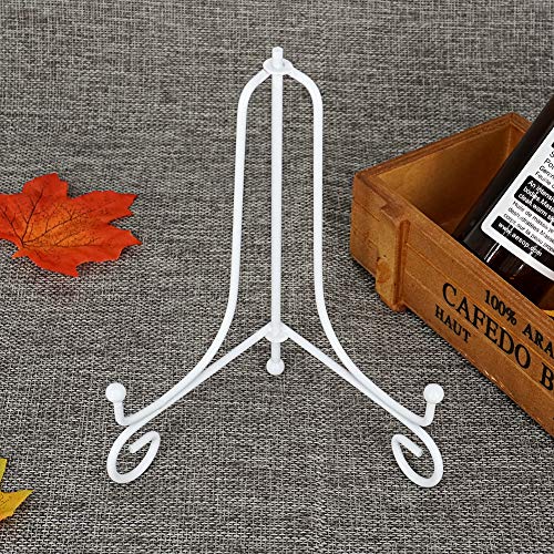 Support de fer 4 pcs blanc robuste et stable de 15,2 cm pour images