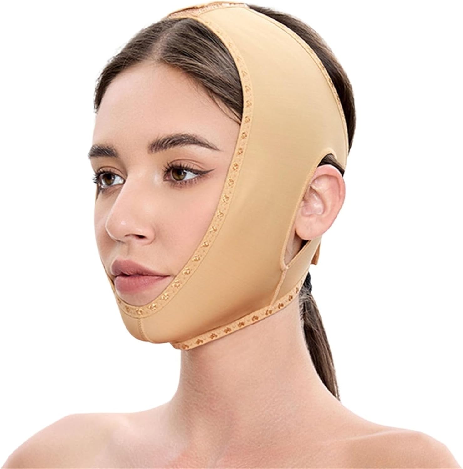 Post Surgical Face Wrap Faja Mentonera Reductora Lipo Compression Garment V-Line Lifting Chin Support Band for Women