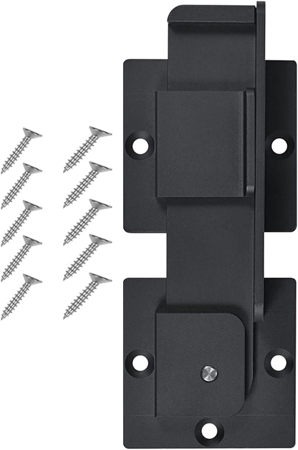 Heavy Duty 7.5" Slide Bolts Latches With Padlock Hole Adjustable Security Door Lock Simple Installation For Double Gate