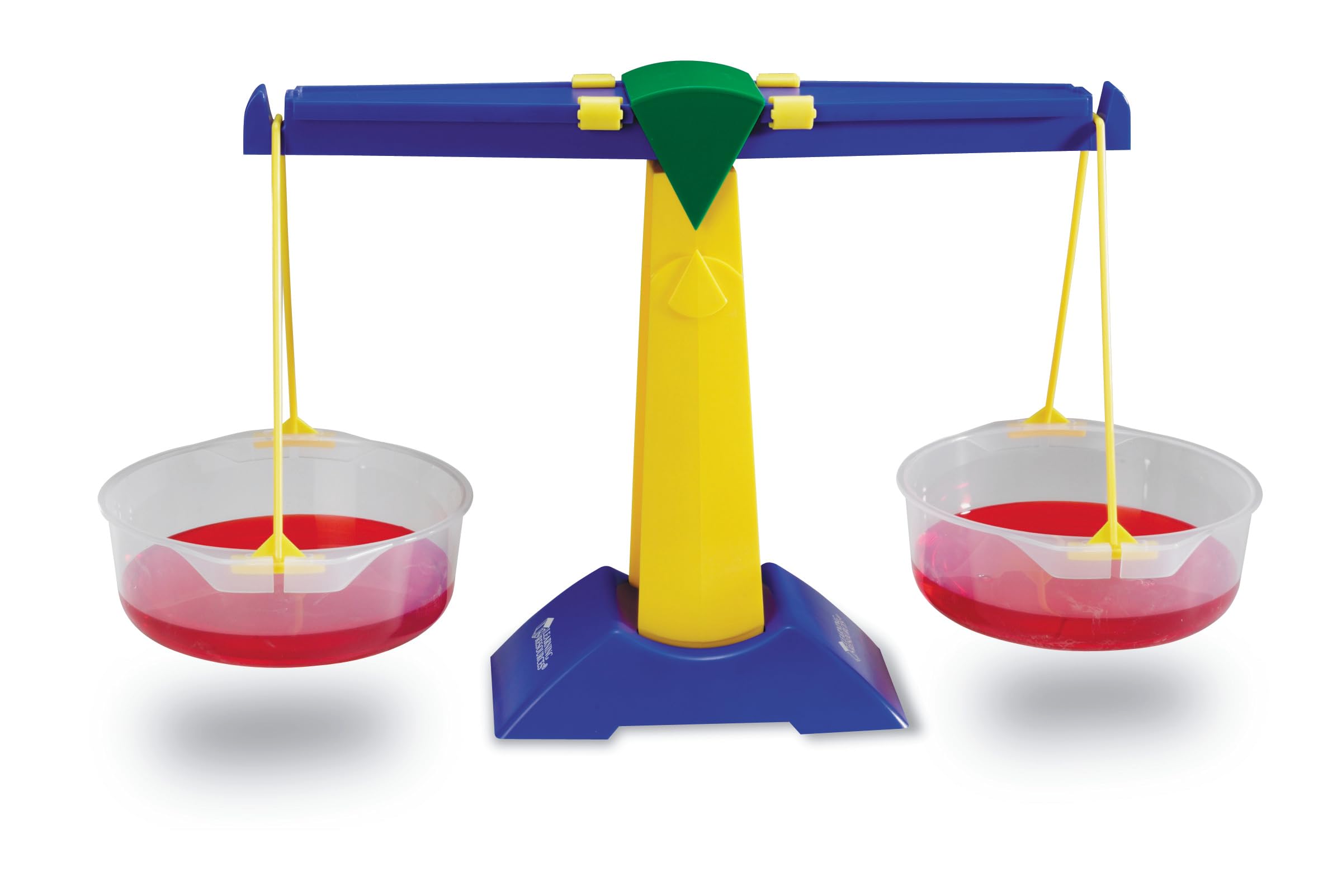 Learning Resources Balance à Plateaux Junior, Balance Éducative Enfants 5+, Jeu d’Apprentissage du Poids et de l’Équilibre, Comparaison Solides et Liquides