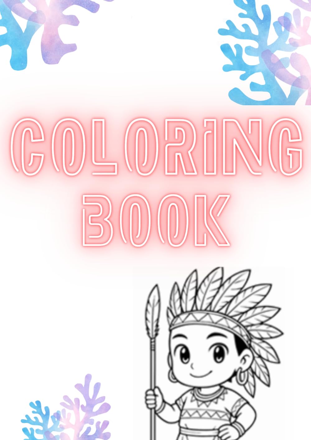 Coloring book traditional costume