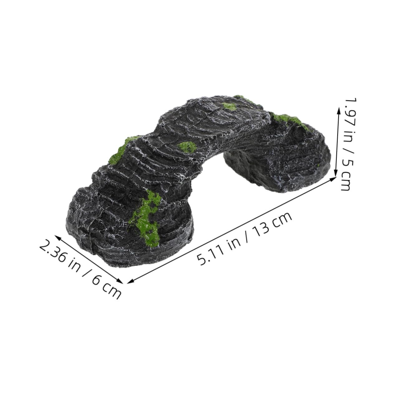 BESPORTBLE Turtle Sun Terrace Reptile Climbing Ladder Resin Hideouts Basking Rock Aquarium Turtle Accessories