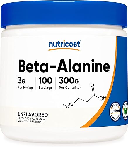 Nutricost Beta Alanina en Polvo - Beta Alanina Pura 1