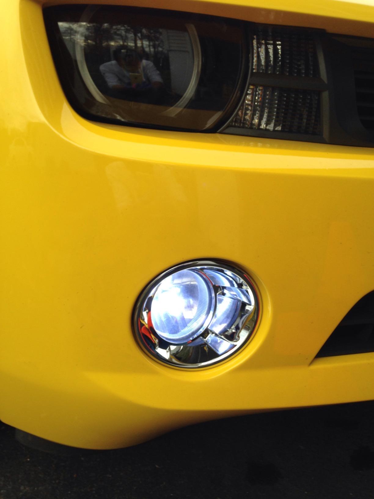 OC Parts Chevy Camaro Accessories Chrome Fog Lamp Rims