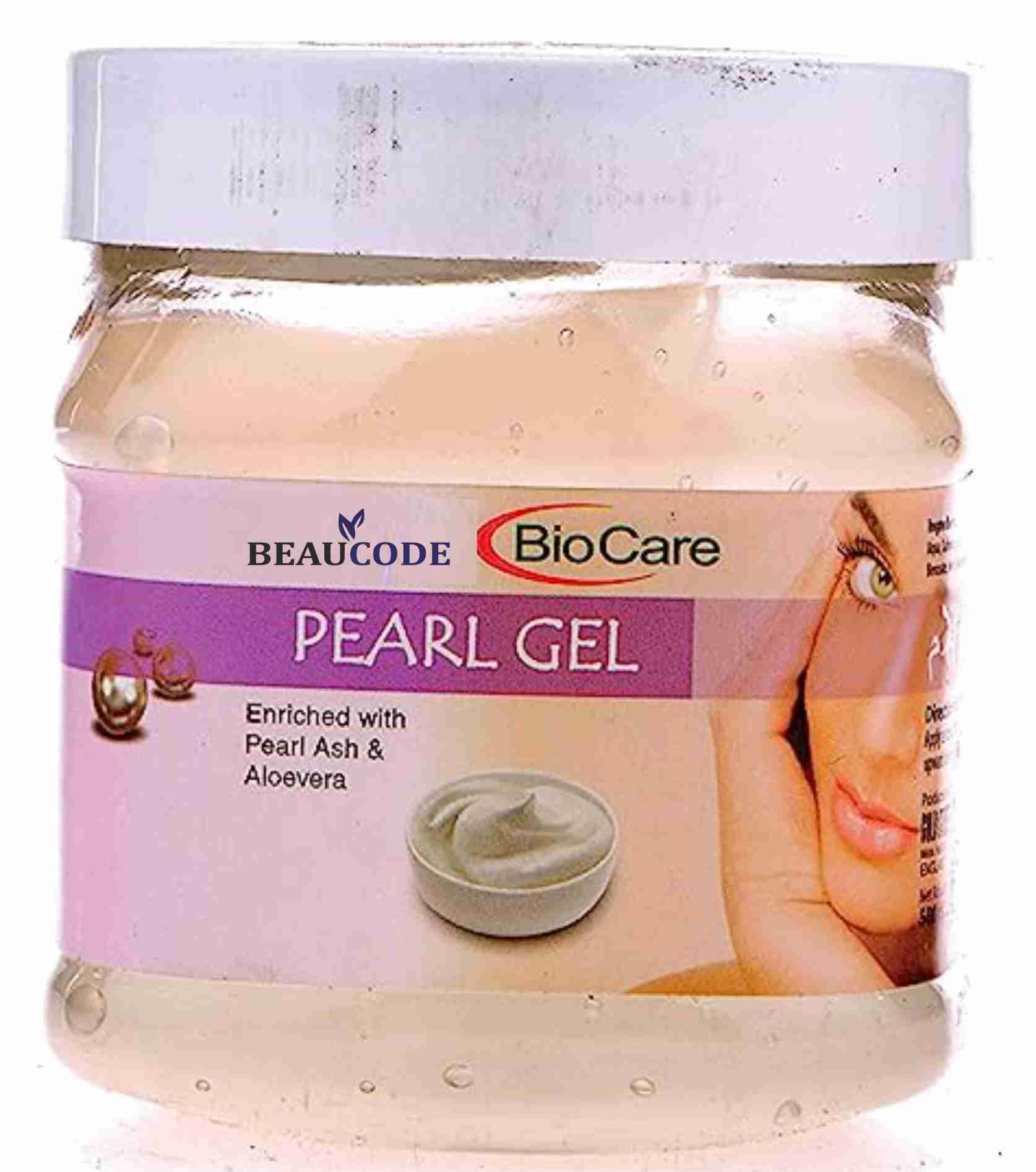 Beaucode BioCare Pearl Face Gel 250gm (Pack of 1) For Women & Men For All Skin Types No Paraben||No SLS|| No Sulphate & Cruelty Free
