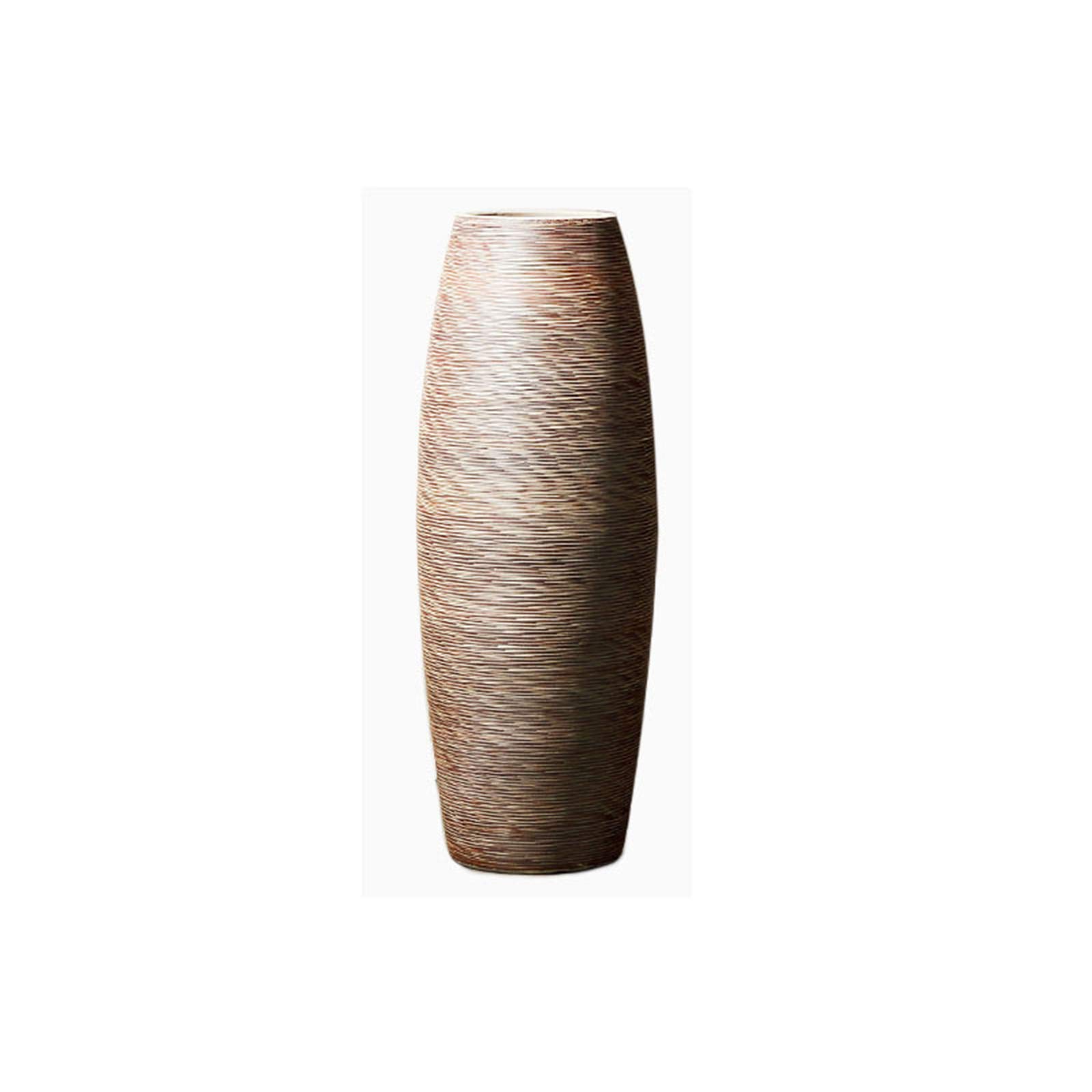 asdchZen Indoor Gardening Floor-Standing Vintage Vase, Hotel Lobby Ceramic Vase Corridor Entrance Large Decorative Vase Ballroom Museum Decorative Vase,20 * 60CM