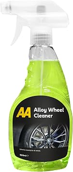 AA Car Cleaning Kit, 8-Piece Set with 4 Cleaners, Microfibre Cloths, Sponge and Bucket