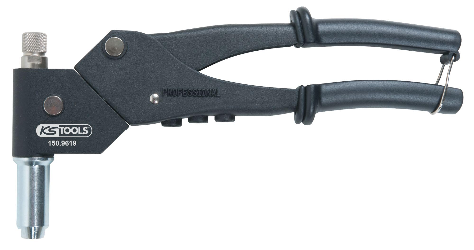 KS Tools 150.9619 Rivettatrici manuali con testa girevole a 360°