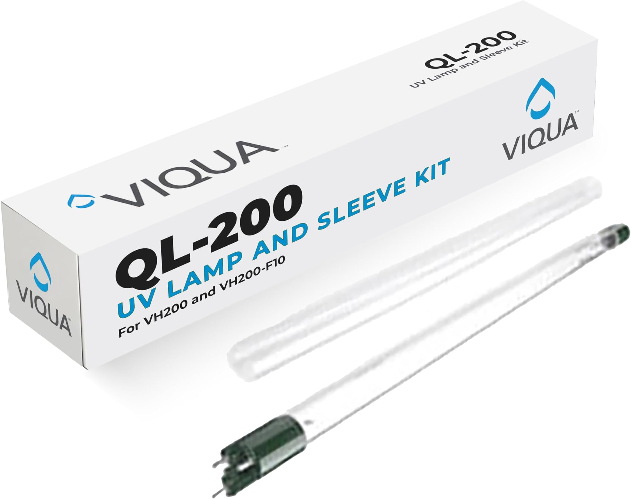 QL-200 UV Lamp and Quartz Sleeve Kit โ Replacement for VH200, VH200-F10, SC-200, SPV-200, SPV-3.5 โ Includes S200RL-HO Lamp, QS-001 Sleeve & O-Rings