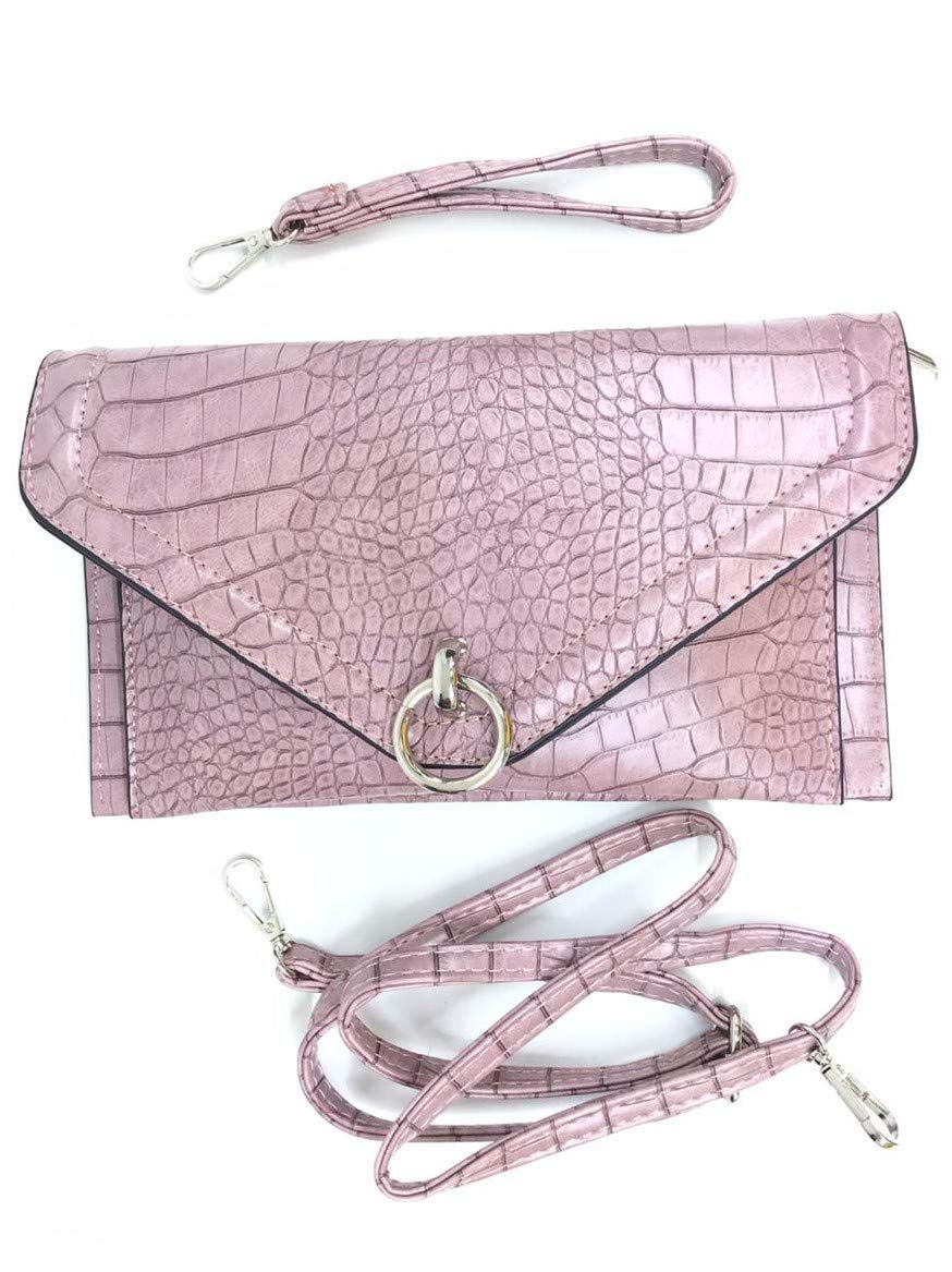 Anna BellaFashion Elegant Beautiful lady women's Clutch bag PU leather shoulder bag Crossbody