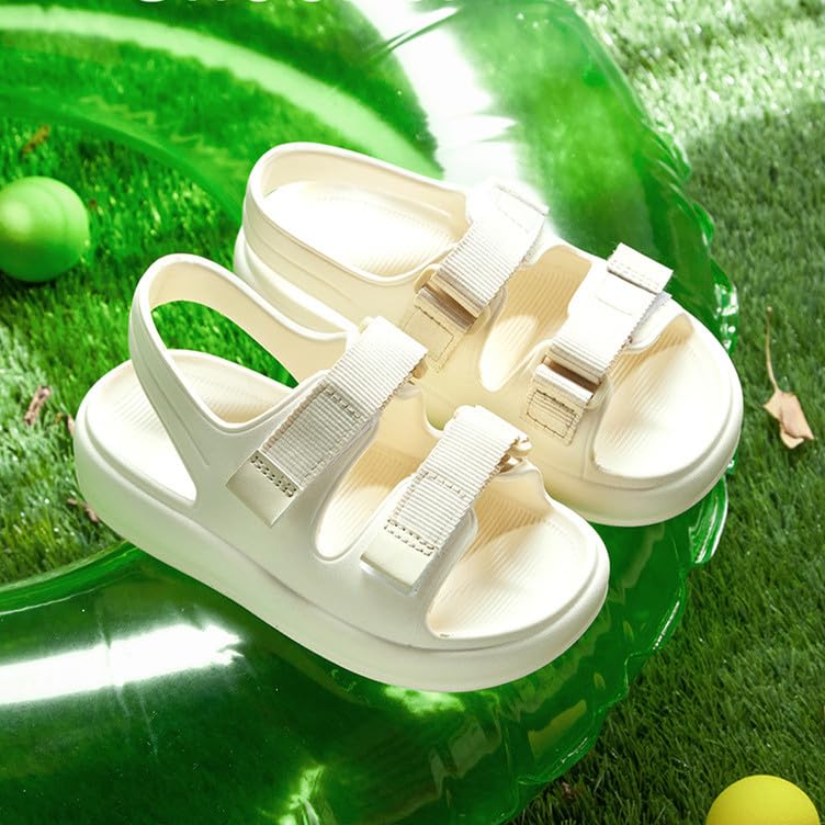 Kids Sandals Boys Girls Summer Open Toe Sandals Non-Slip Children Outdoor Beach Sandals Adjustable Double Straps4