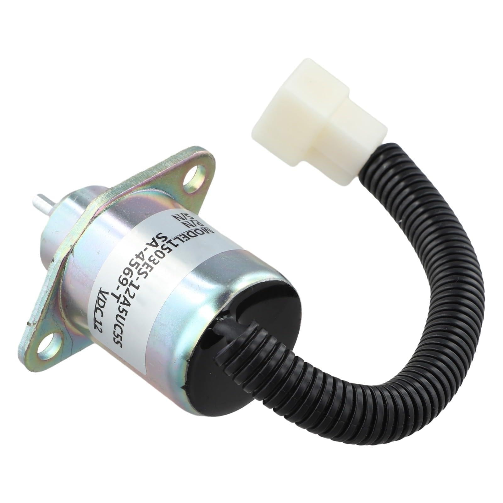 Solenoide de llama de 12V con construcción de metal robusta para Kubota