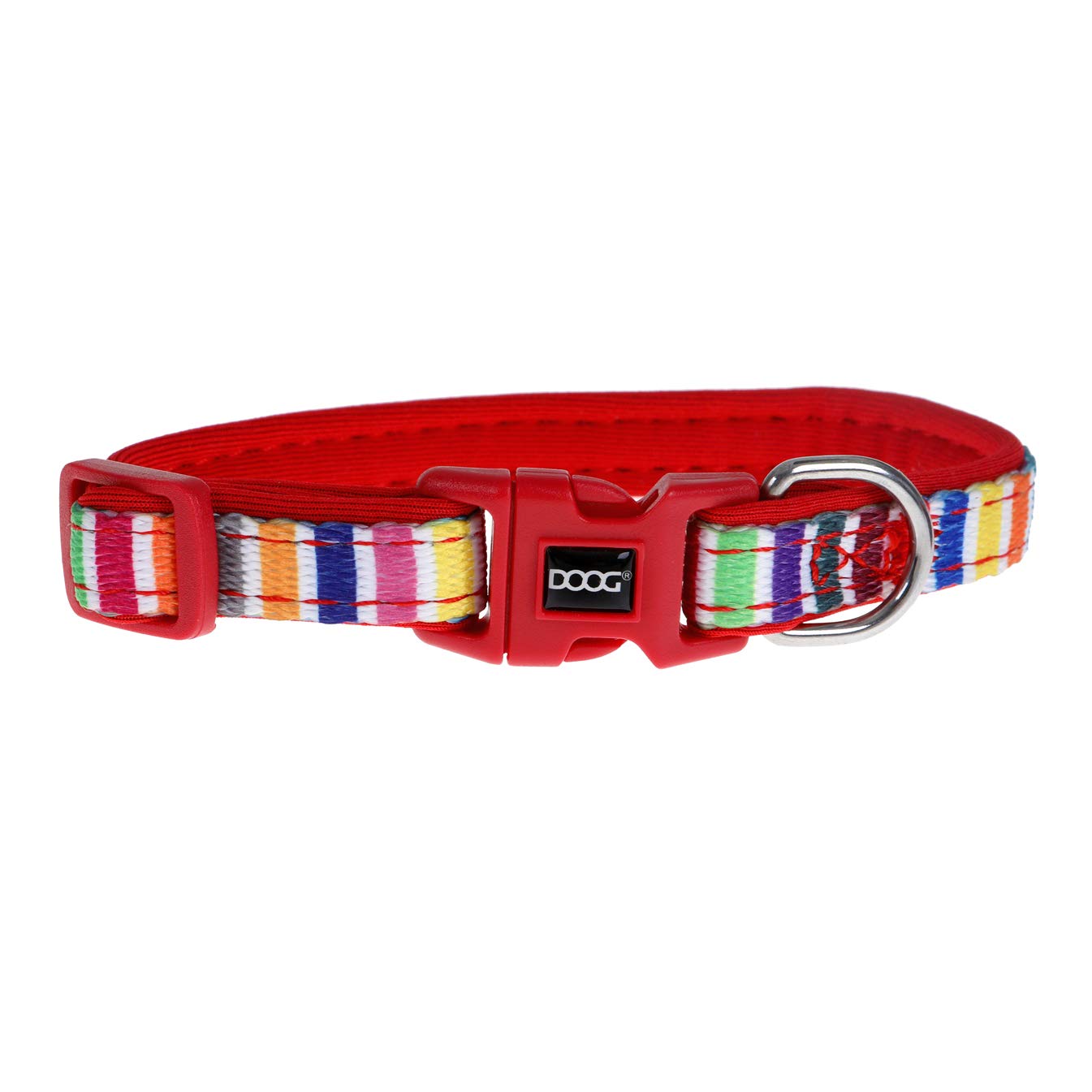 DOOG - Soft and Breathable Neoprene Padded Adjustable Dog Collar Available: XSmall, Small, Medium, and Large Dogs and Puppies for Walking, Running, Water Friendly Pool Lake Beach Swimming