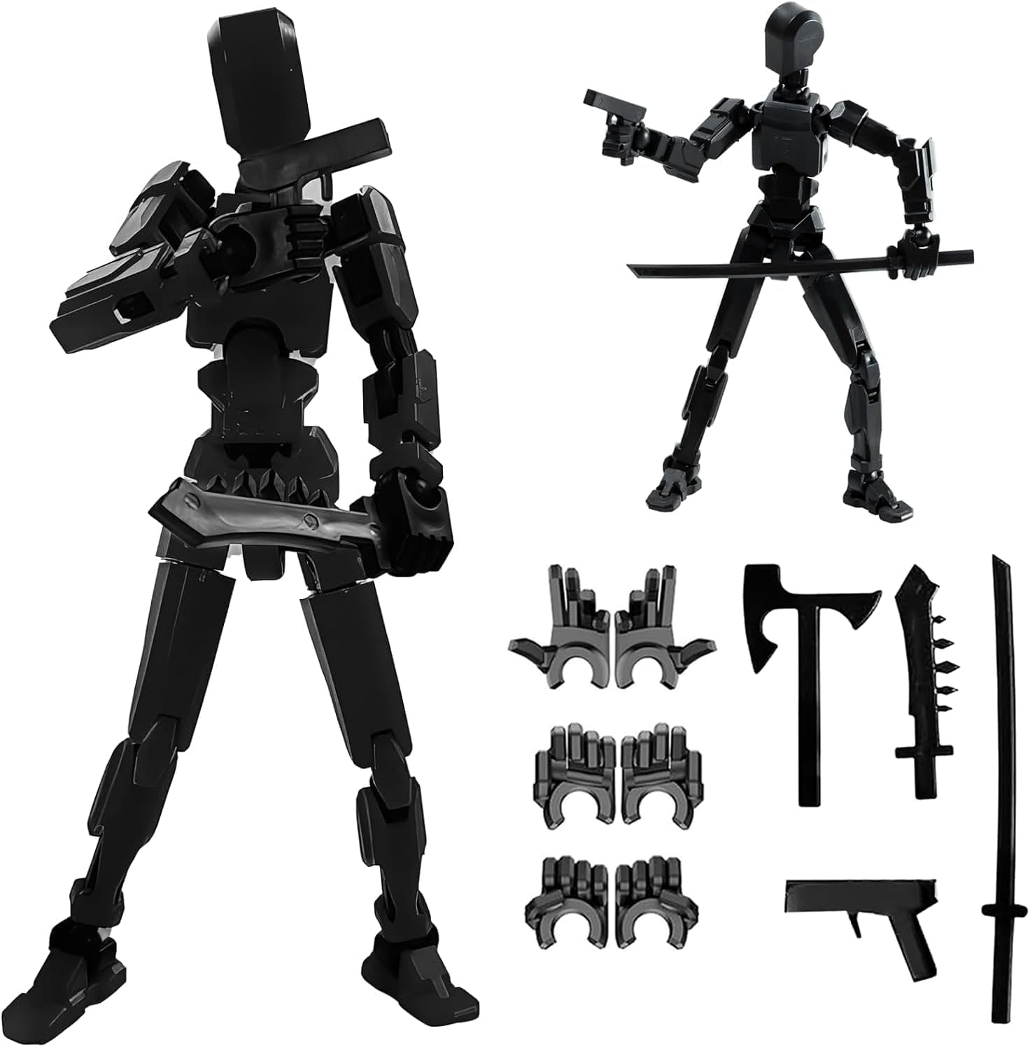 See full amazon price history chart for KINETIKITCH Titan 13 Action Figure Set, T13 Printed Lucky Nova 13 Action Figure, Robot Action Figure, 3D Printed Multi-Jointed Action Figures Dummy Robot 13 (Black) KINETIKITCH Titan 13 Action Figure Set, T13 Printed Lucky Nova 13 Action Figure, Robot Action Figure, 3D Printed Multi-Jointed Action Figures Dummy Robot 13 (Black) (B0DGX791DY) Amazon Price History, Amazon Price Tracker