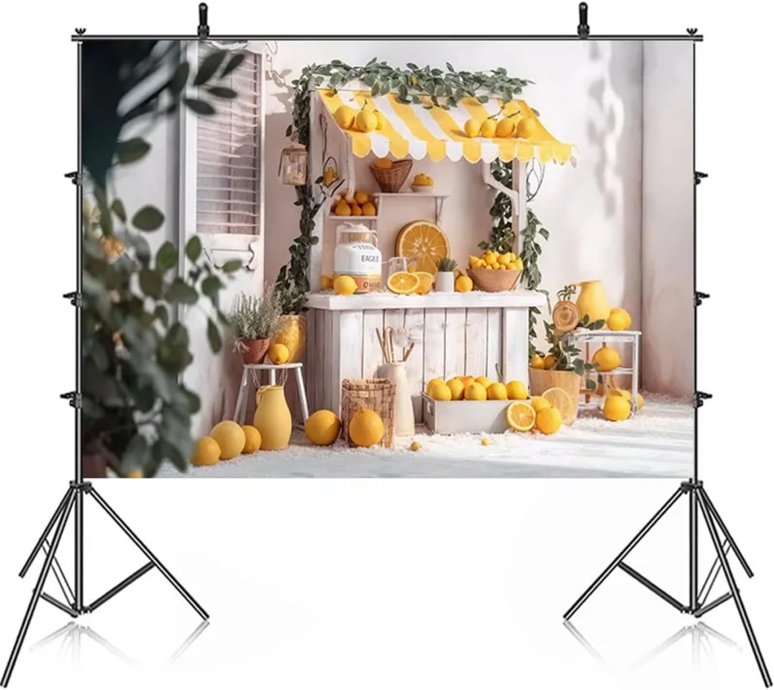 Cute lemonland Picture Photo Background Party Decoration Banner