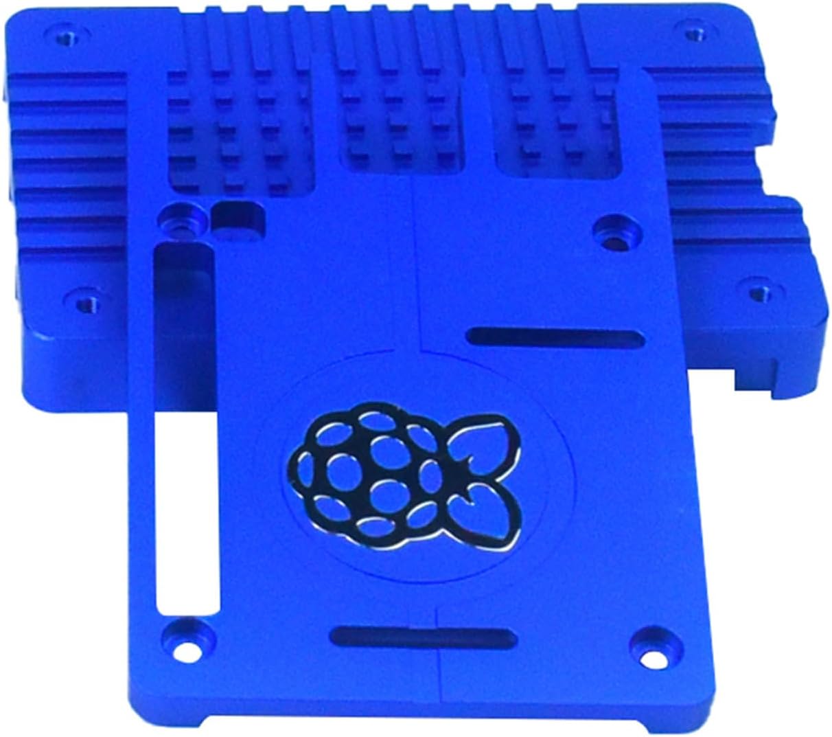Aluminum Alloy Metal Case Enclosure Box with Passive Cooling for RPI 4 Model B Visible Indicators After Installation