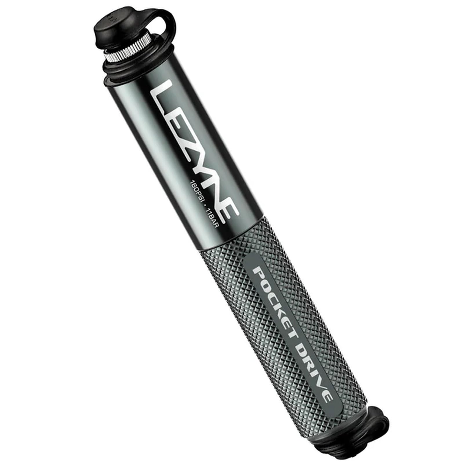 Lezyne Pocket Drive Handpumpe, Lite Grey, 140 mm