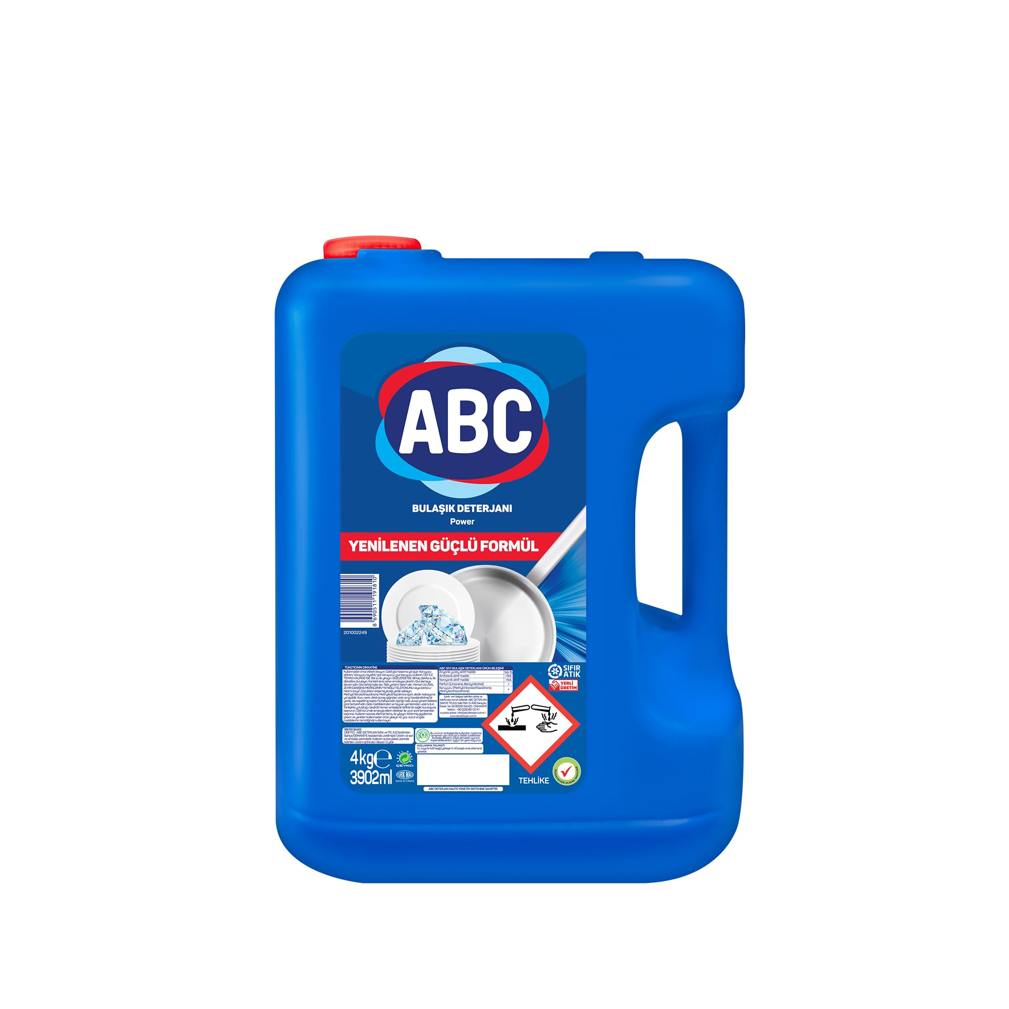 ABC DETERJAN Bulaşık Deterjanı Power 4 Kg
