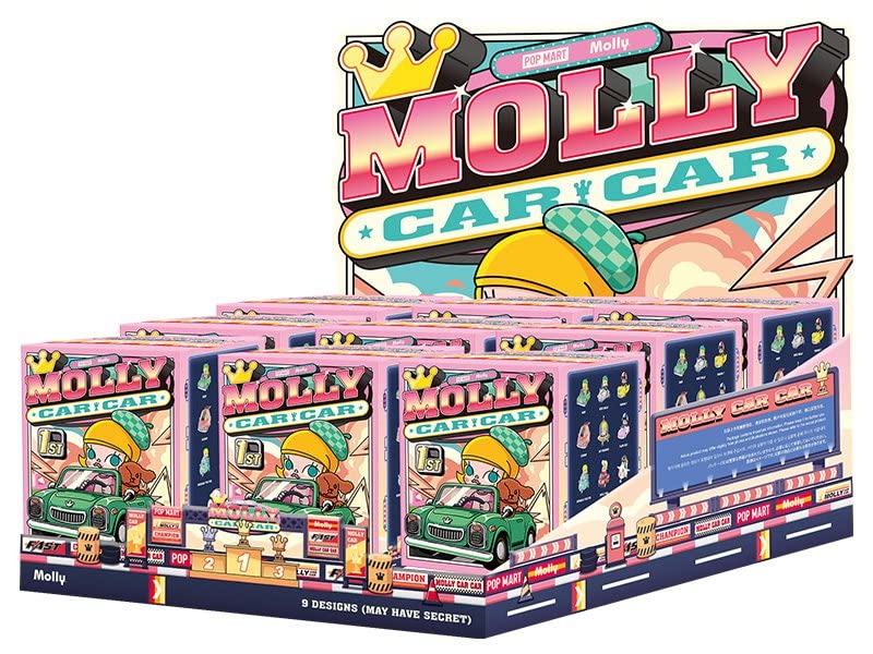 Amazon | POP MART MOLLY CAR CAR シリーズ 合金&PVC&ABS製 