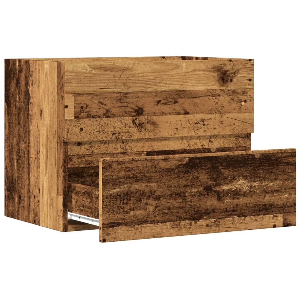 vidaXL Armoire de Salle de Bain Vieux Bois Bois d'ingénierie