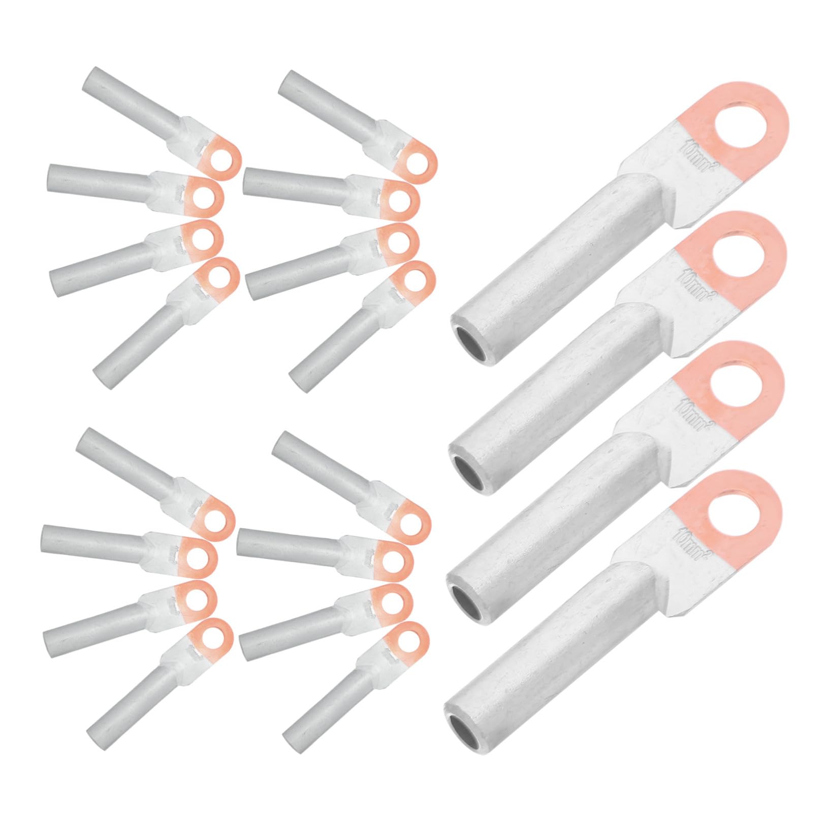 Conectores de cobre y aluminio para baterías con terminales de anillo resistentes 8