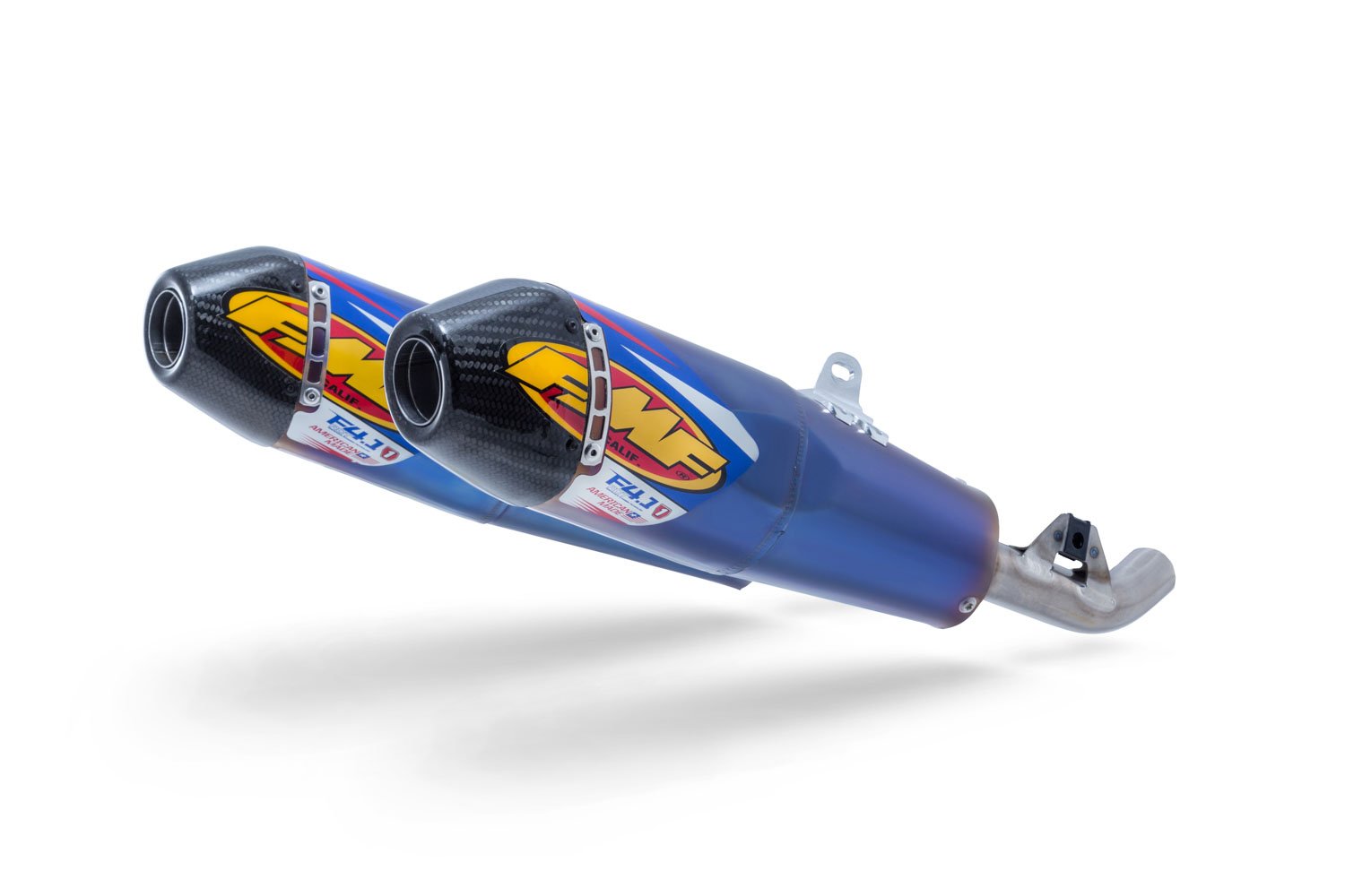 FMF Racing Silencer FMF Dual 4.1 RCT Titanium Carbon End Cap Honda