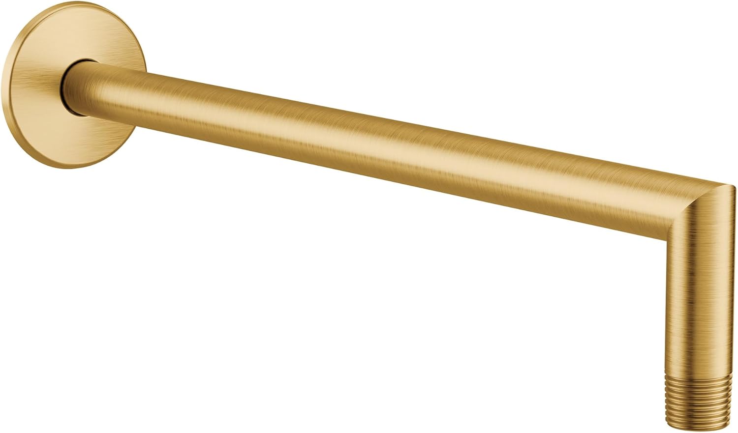 Moen S110BG Arris 14-Inch Rainshower Straight Shower Arm and Flange for Overhead Showerhead, Brushed Gold