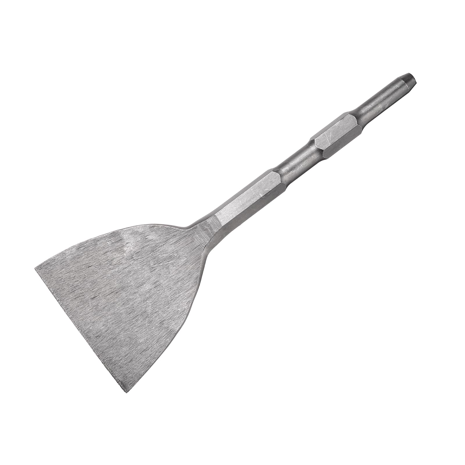 sourcing map Hex Shank Floor Scraper Chisel 279mm x 15mm Steel Jack Hammer Chisel Bit for Electric Demolition Gardening Landscaping Digging Cutting (Blade Width: 102mm)