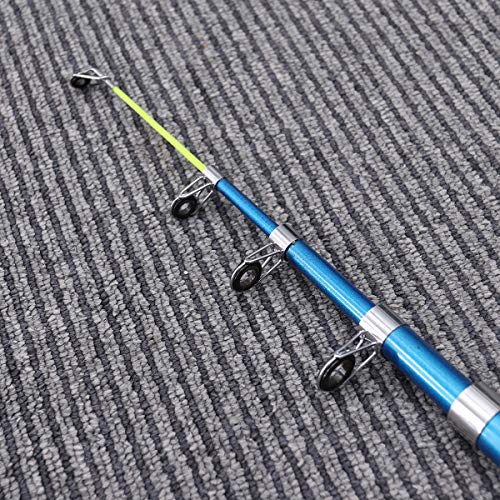 LIOOBO 1,8 metros vara de pesca universal de fibra de carbono vara de pesca telescópica marcha pesca