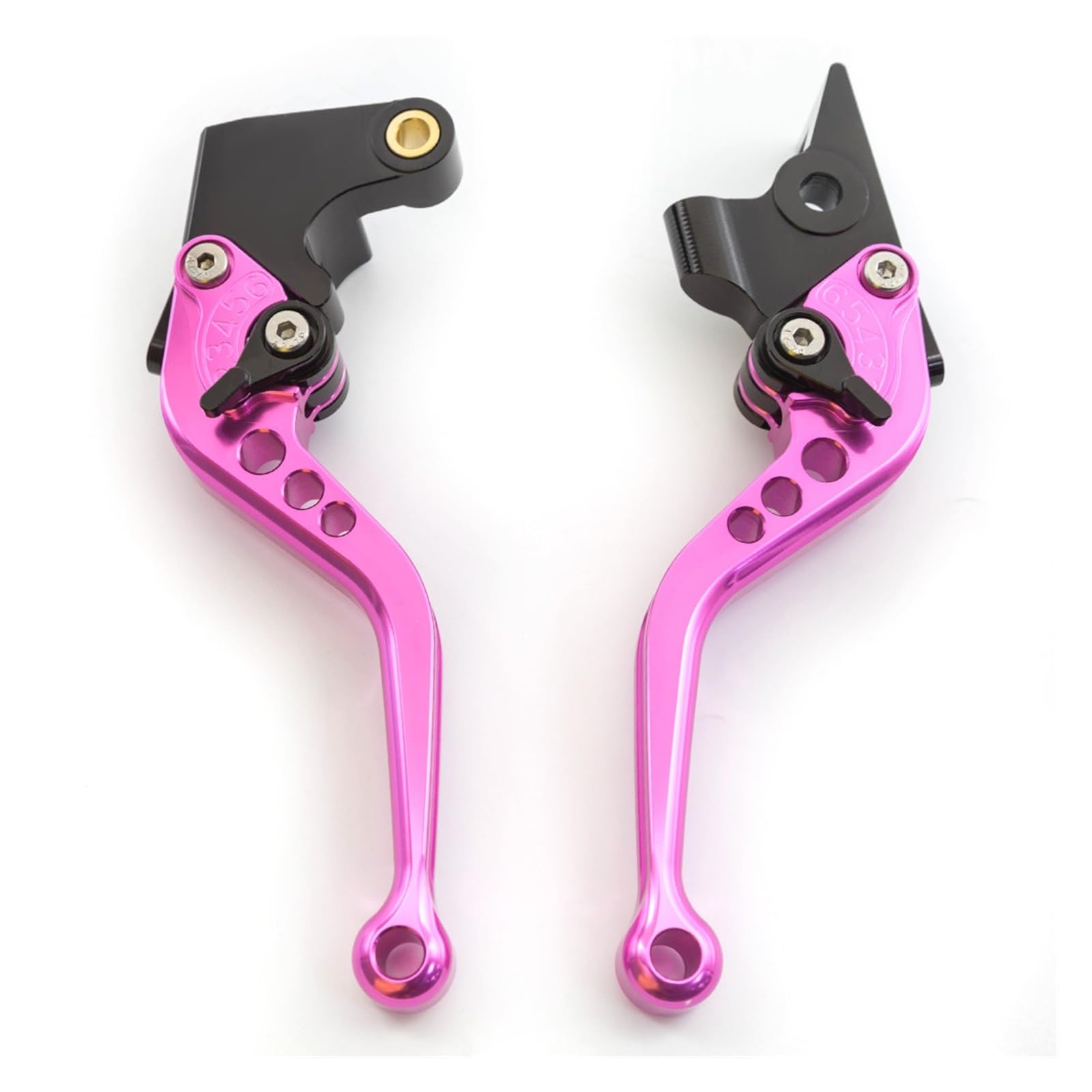 Pbqenxb Pink Break And Clutch Levers For Kawasaki For Z900 For Z 900 2017-2024 3D Brake Clutch Lever Motorcycle Adjustable Aluminum Levers Handle