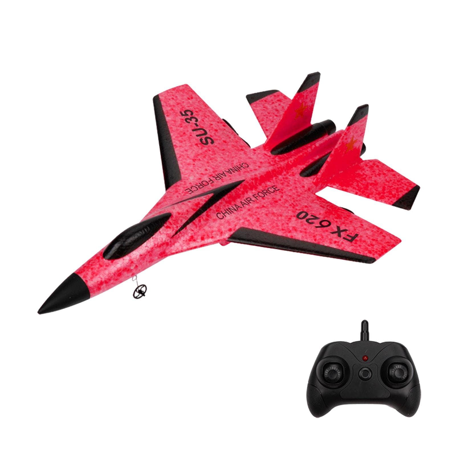 MagiDeal Regalos de Cumpleaños Teledirigidos de del Avión de 2.4G 2CH para Los Niños de Los Principiantes, Rojo