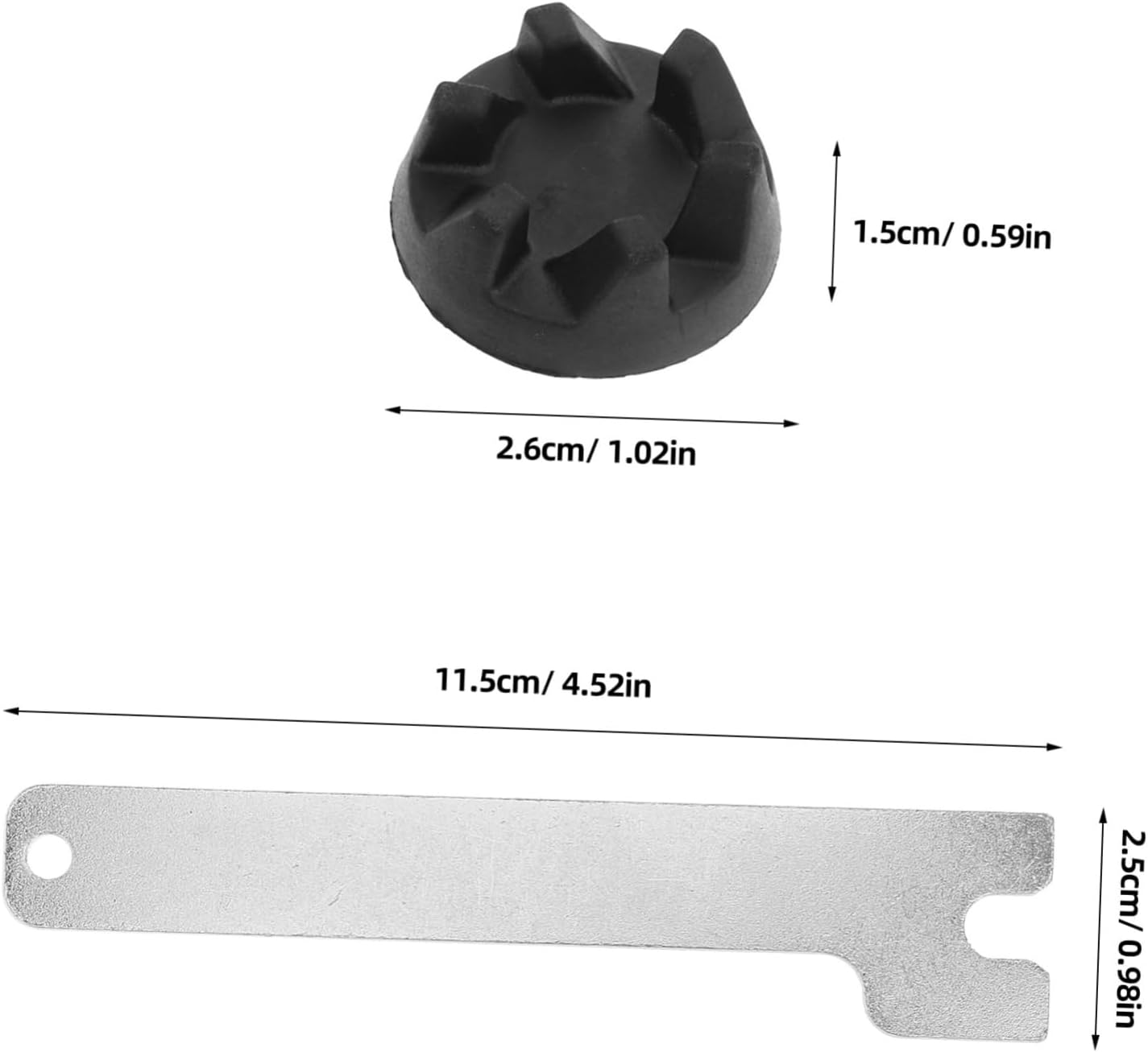 TEHAUX 1Set Gear Wrench for Food Processor Maintenance Durable Machine Accessories Easy Disassembly Tool for Professionals Convenient and Reusable Coupling Tool