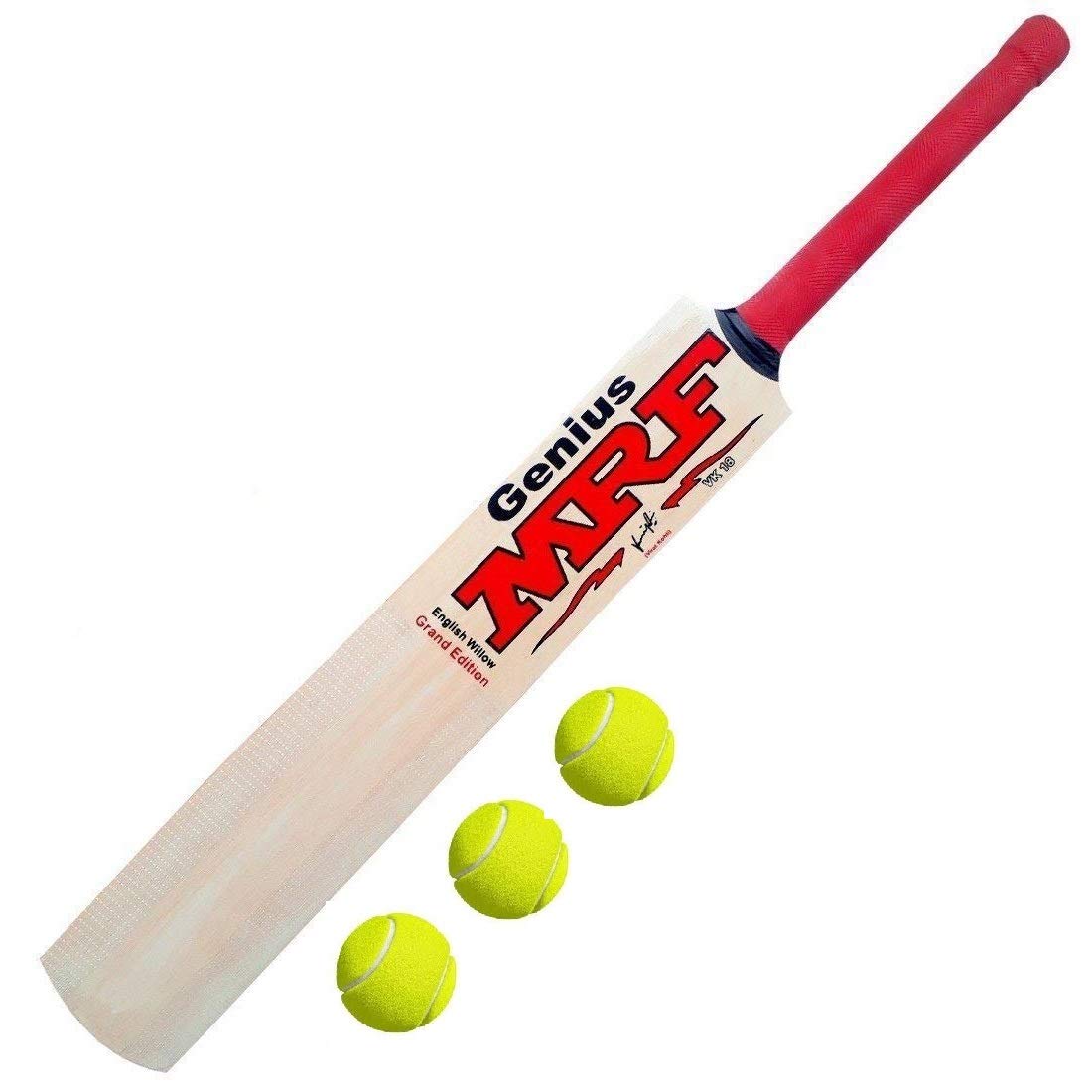 PMG Virat Kohli Willow Wood Cricket Bat with 3 Cricket Tennis Ball Combo for Boys, Size-5, Above 8+ Years (B08XYC29TL) Amazon Price History, Amazon Price Tracker