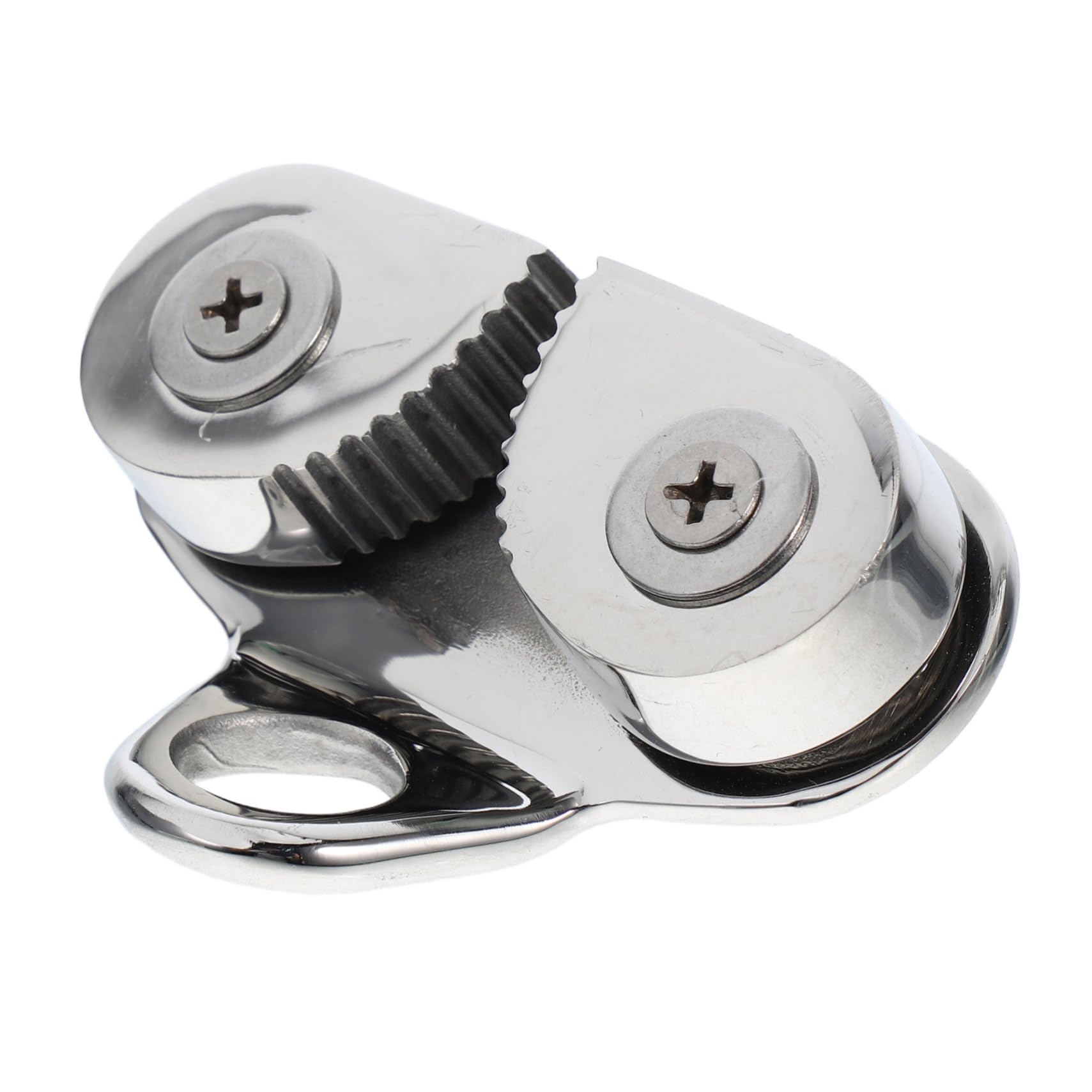 ibasenice Stainless Steel 316 Cam Cleat Leading Ring Versatile Boat Cam Cleats Marine Sailing Sailboat Kayak