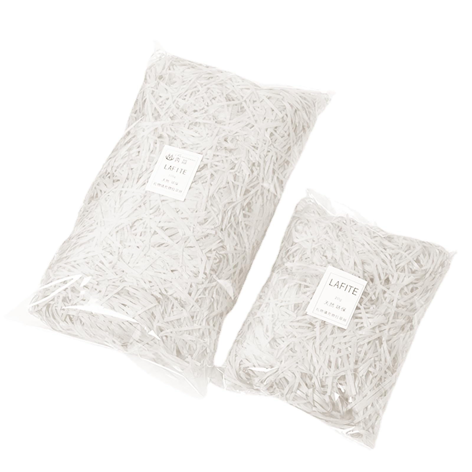 100g White Shredded Tissue Paper,Raffia Gift Filler Paper Shreds,for Gift Boxes & Hamper Filing,White Shredded for Hampers,Soft to the Touch,DIY Packaging and Party Supplies Decoration